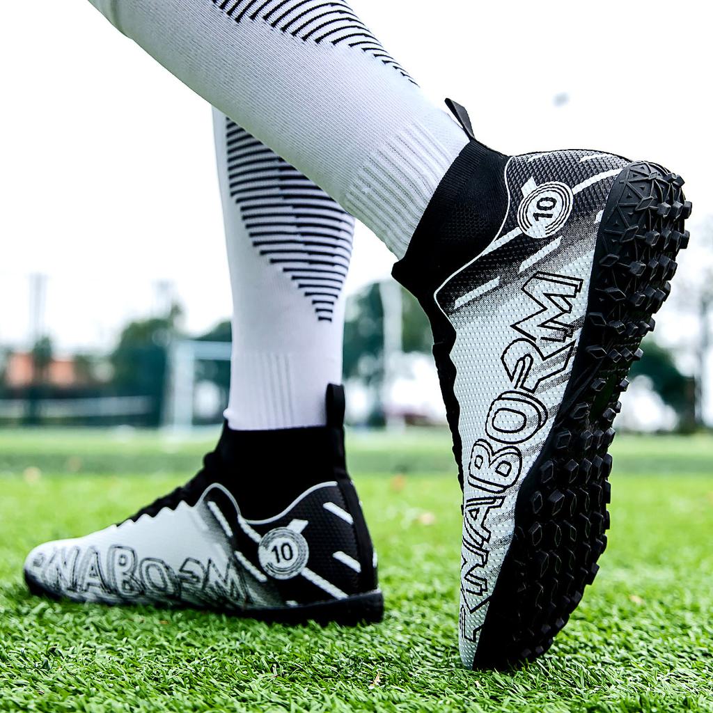 Мужские футбольные бутсы Сверхлегкие футбольные бутсы большого размера. Кроссовки для мальчиков. Нескользящие футбольные бутсы AG/TF. Ботильоны унисекс.