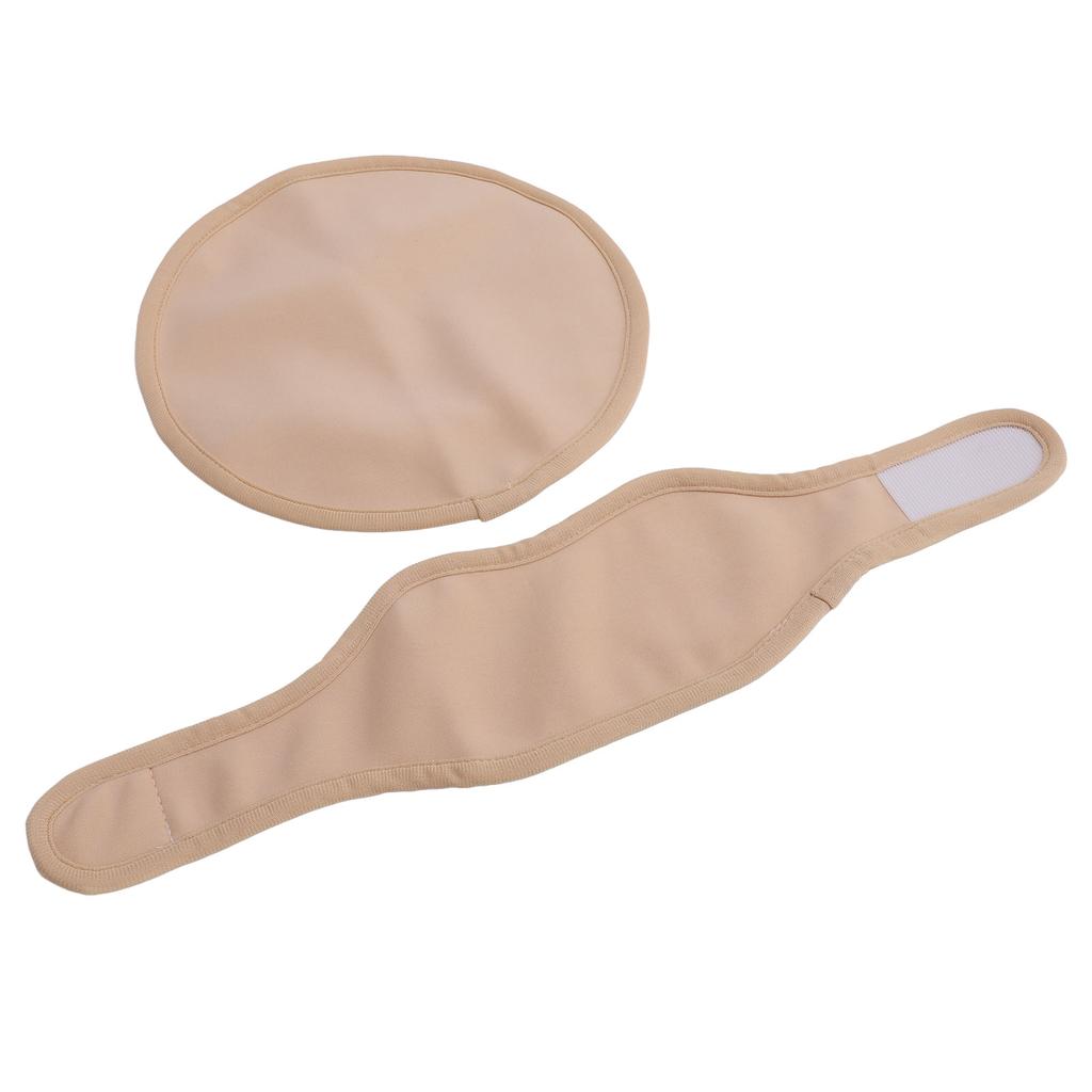 2pcs Castor Oil Packs Set Promote Sleep Hot Cold Compress Reusable Castor Oil Wrap for Chest Neck