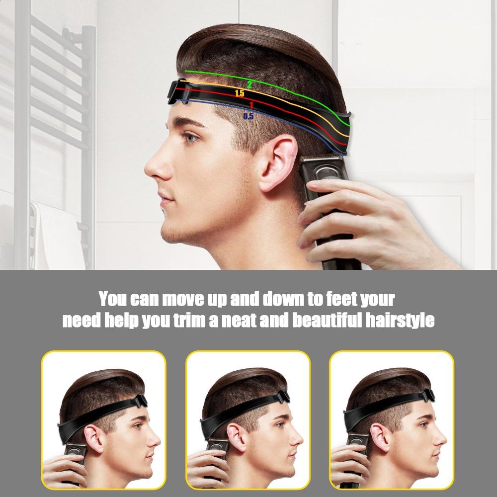 Silicone Neckline Shaving Guide Band  Home DIY Symmetrical Neck Hair Shaping
