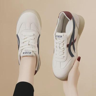Белая женская обувь из натуральной кожи - весна/осень 2024 г., легкая, нескользящая, мягкая подошва, модная, повседневная обувь для путешествий