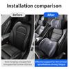 WET1 Car Seat Headrest Neck Memory Neck Rest Pillow Lumbar Support For Volkswagen VW Scirocco Passat Polo B5 B6 B7 CC Tiguan Sharan
