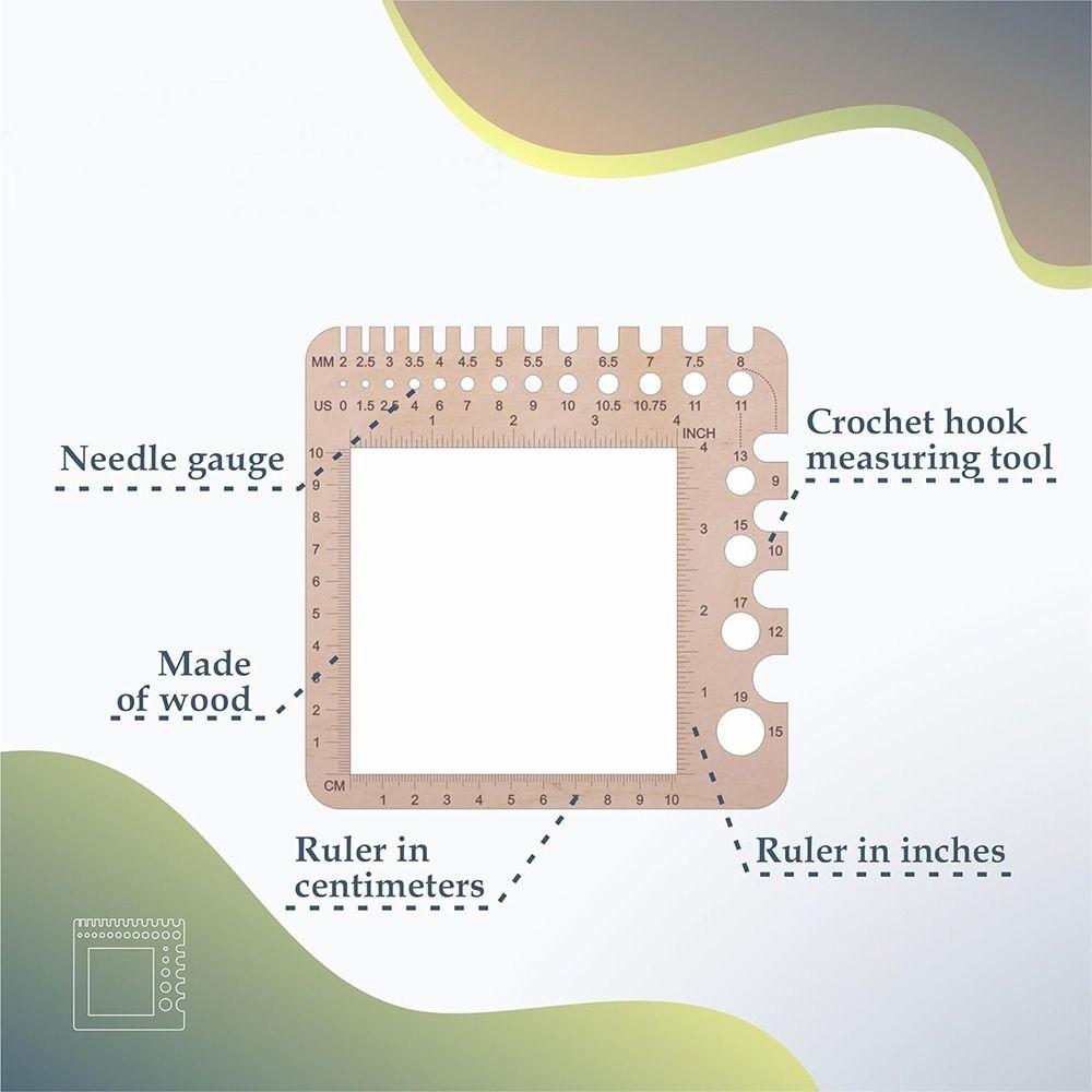 Правило измерения ниток для вышивания, оберточные прядильщики, измерительные инструменты для пряжи, измерительная игла для вязания