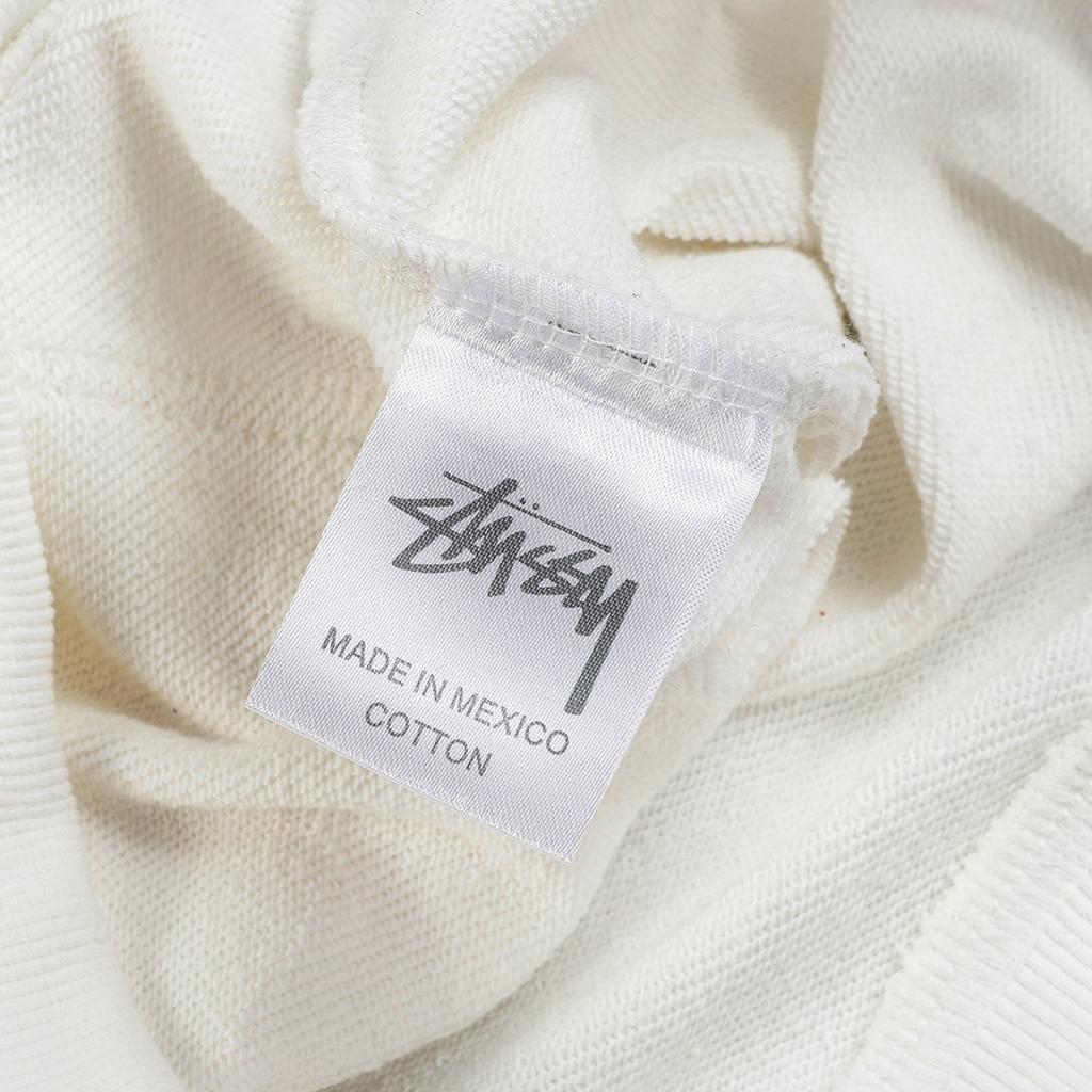 Stussy 2025 Новая весна и осень свободная толстовка большого размера с тонкими принтами черного цвета с 8 узорами из хлопка с капюшоном для пары