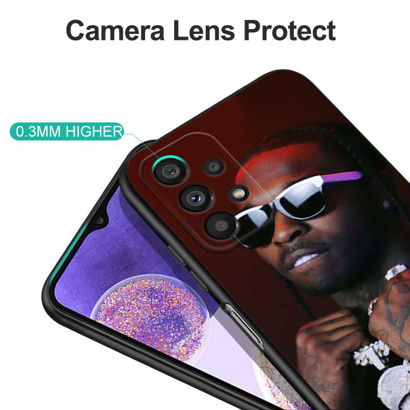 Черный чехол TPU для Huawei Honor X8 50 Lite Pro 10 lite Nova 5t 8 9 Pro 4G 5G 8i Cover Pop Smoke известный рэпер