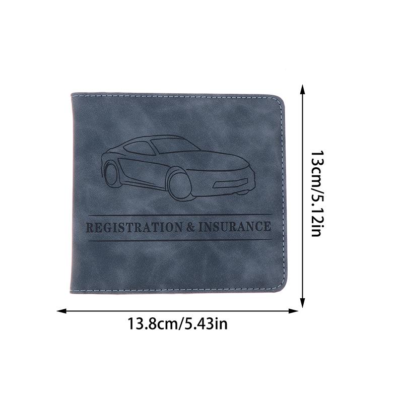PU кожаный держатель для страховки автомобиля, чехол для водительских прав, сумка для хранения автодокументов, держатель для кредитных карт, чехол-кошелек
