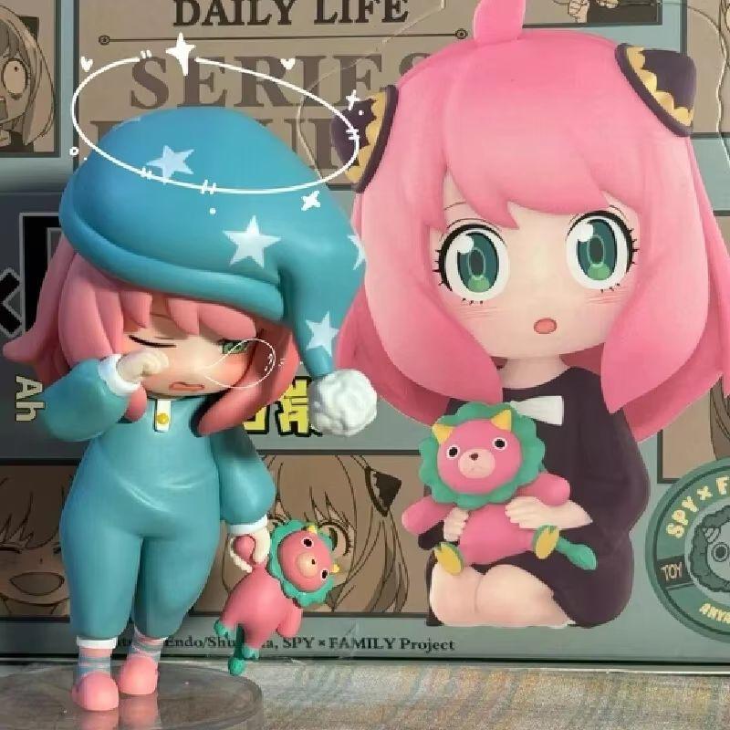 Official Popmart Spy×Family Anya Daily Series Blind Box Room Figurine Children'S Collectible Toy Christmas Gift