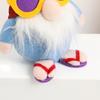 Yousheng Summer Gnomes Decoration Cute Beach Plush Gnome Figurines Wearing Flip-Flops Hawaiian Style Elf Dwarf Ornament for Home Farmhouse Tiered Tray