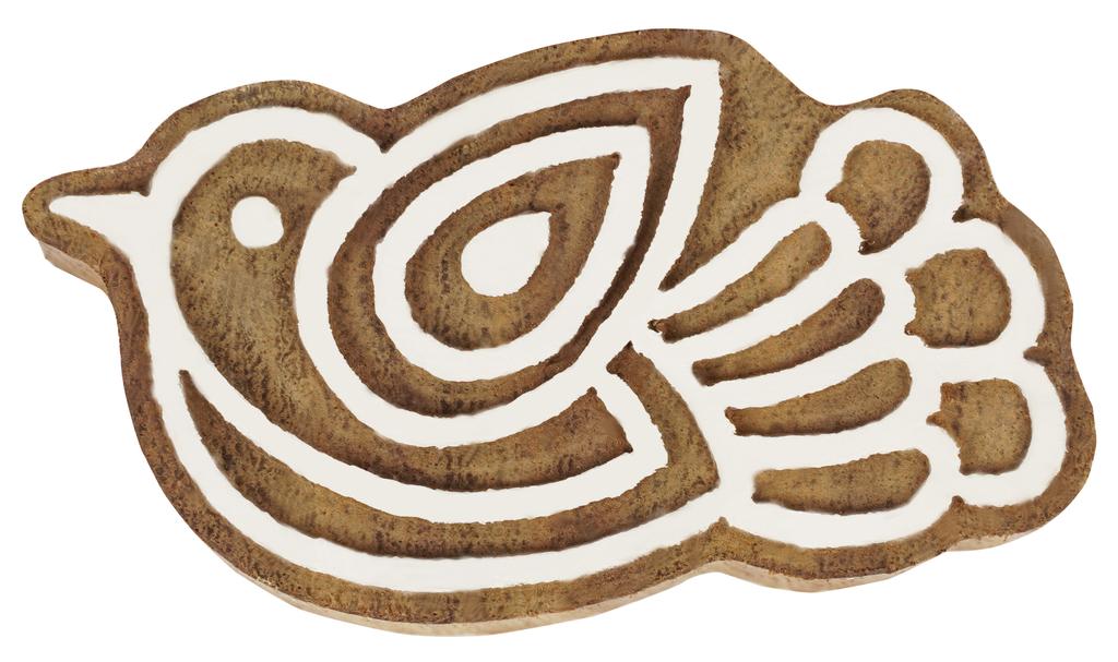 IBA Indianbeautifulart Текстильный печатный блок с птицей, резной деревянный штамп ручной работы, деревянный блок для печати, текстильные штампы для ткани, керамики