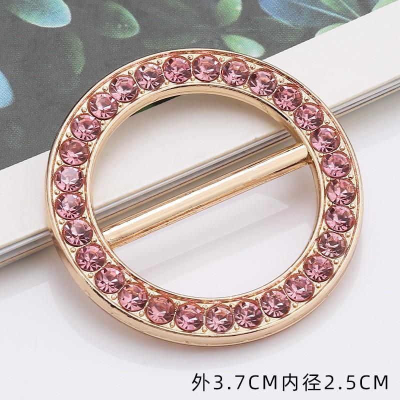 Металлическая пряжка с узлом, жемчужно-ромбовидная угловая пряжка, пряжка на талии футболки, пряжка для шарфа