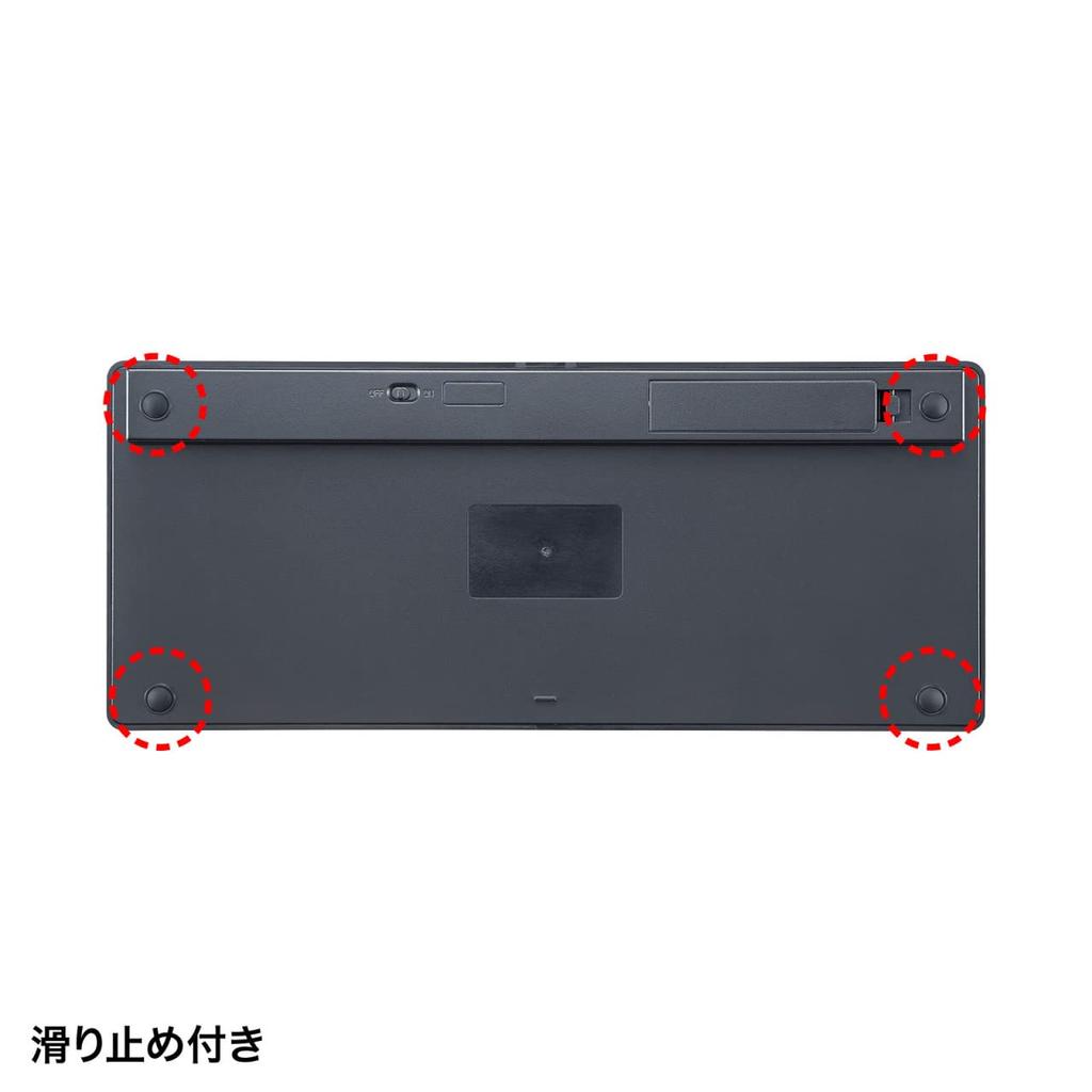 Клавиатура Sanwa Supply Wireless A Slim Design Antibacterial Pantograph Black (USB-приемник) СКБ-WL36BK