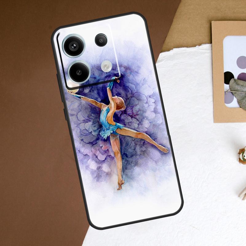 Чехол-картина маслом 'Гимнастика' для Xiaomi Redmi Note 13 12 11 14 Pro 11S 12S Redmi 15 13 10 10C 12C 13C 14C 15C