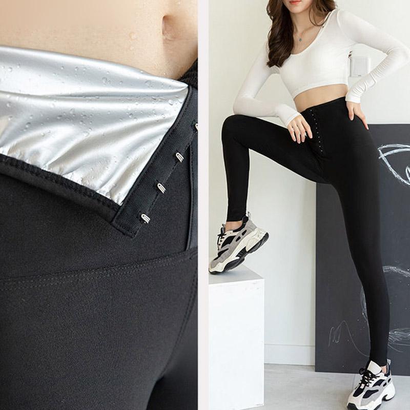 Women Tummy Pants Body Pants Sauna Shapers Sweat Sauna Effect Slimming Pants