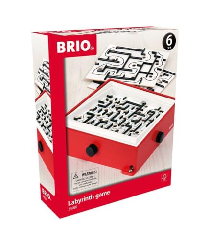 Игра BRIO Лабиринт (цвет) 34020, Возраст 6+ [Игрушка, Деревянная игрушка, Игра, Подарок (День рождения/Рождество)]