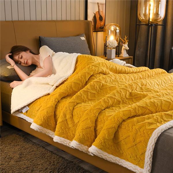 Новое бархатное осенне-зимнее теплое спальное одеяло, мягкие удобные фланелевые флисовые одеяла для кровати, уютное пушистое теплое одеяло