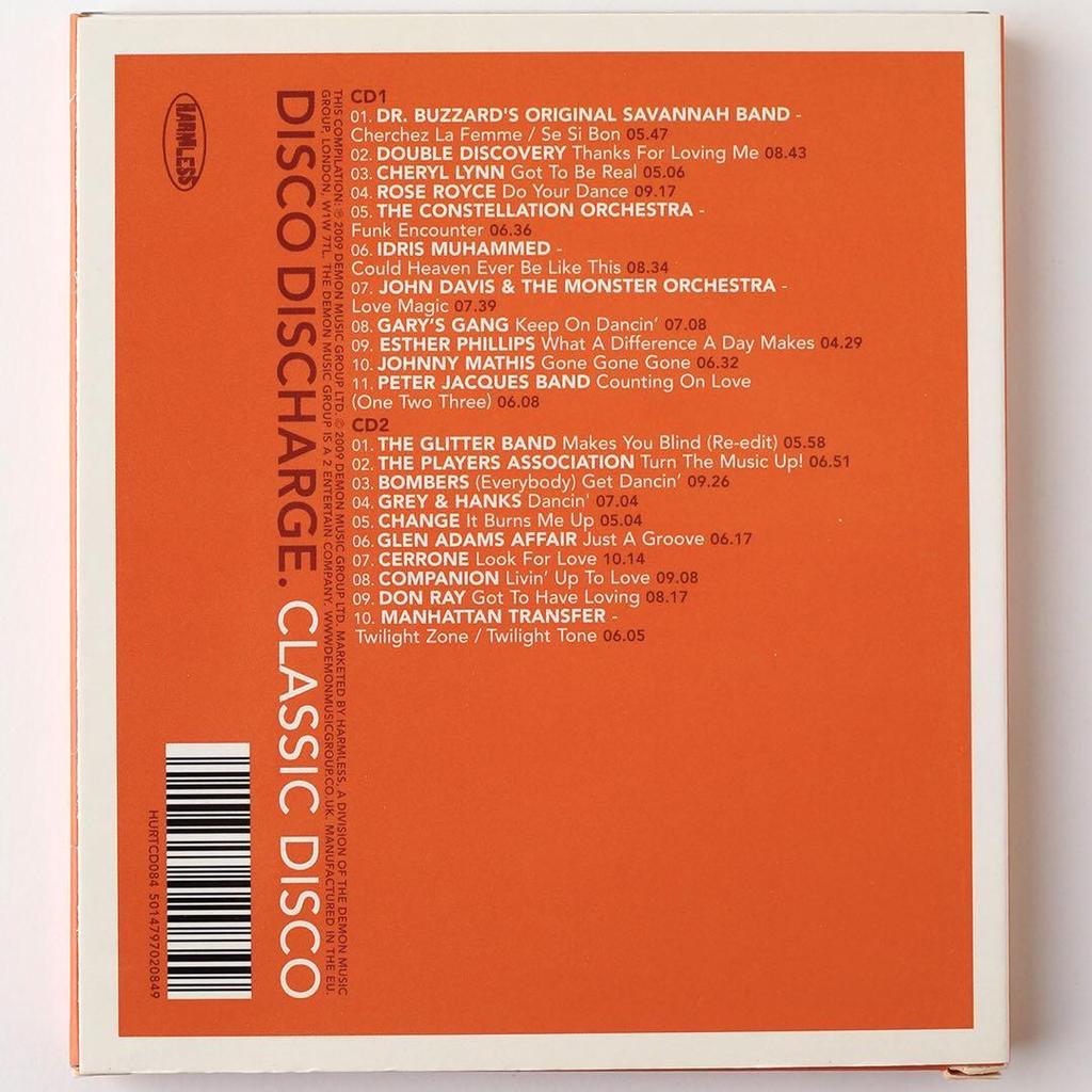 [USED] DISCO DISCHARGE. CLASSIC DISCO 2CD