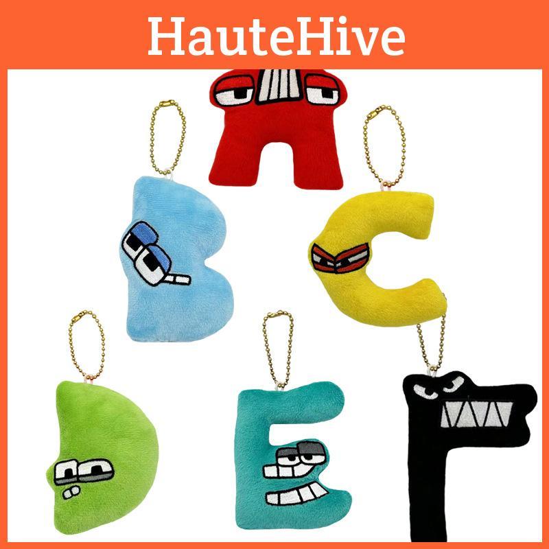 Алфавит Лор Милая плюшевая игрушка Брелок Подвеска для сумки Мягкая кукла Рождественский подарок на день рождения