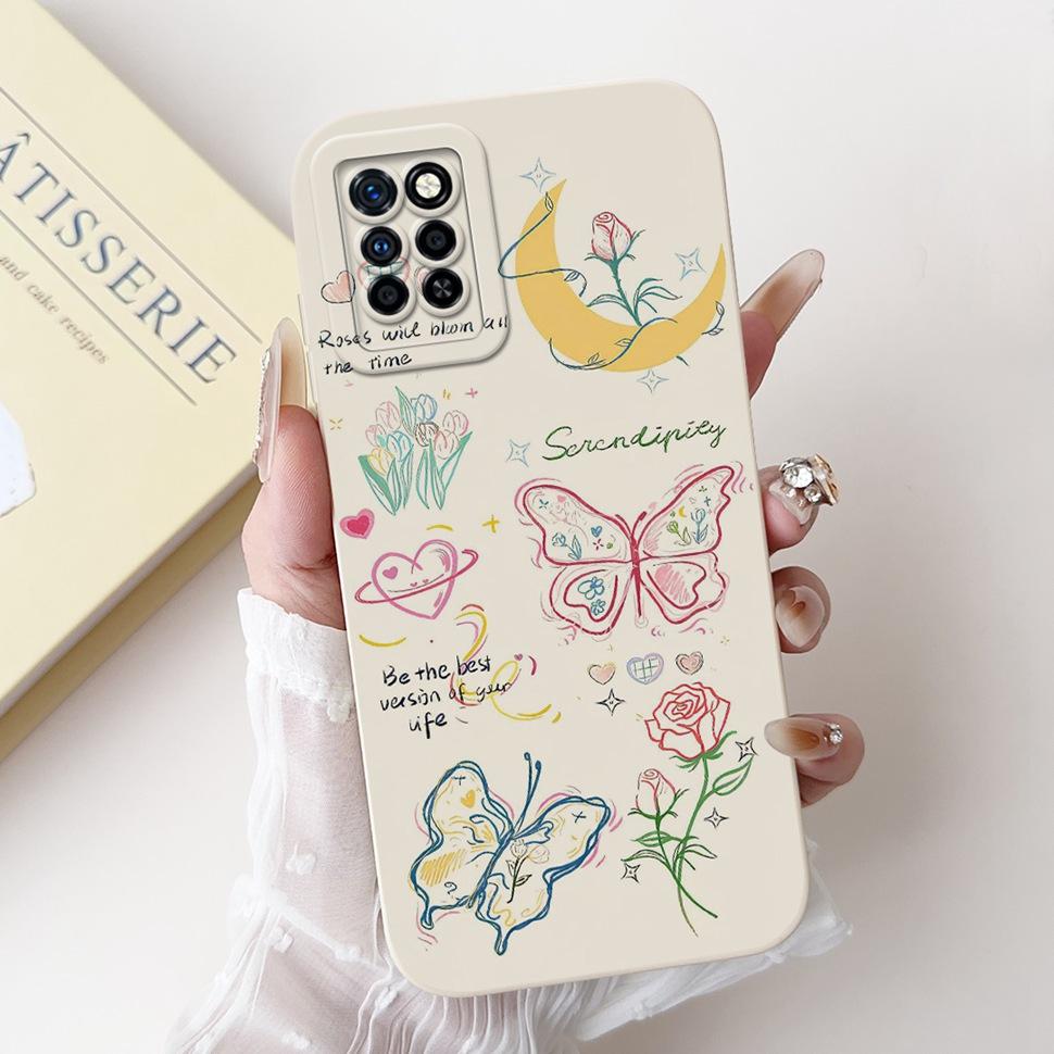 Чехол Для Infinix Note 10 Pro Чехол Узор Животное Мультфильм Силикон Для Infinix Note 10 Note10 Pro X695 X695D Чехлы Для Телефона Корпус