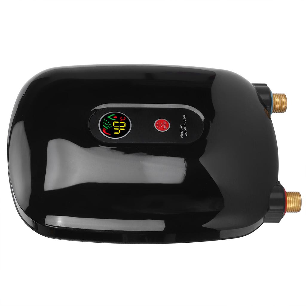 Проточный водонагреватель Мини Электрический безнапорный нагревательный элемент Ванная комната Душ Поставка Черный AU 220 В