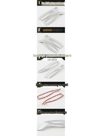 18 Ize Car Roof A/C Outlet Decorative Frame & Sequin Sticker