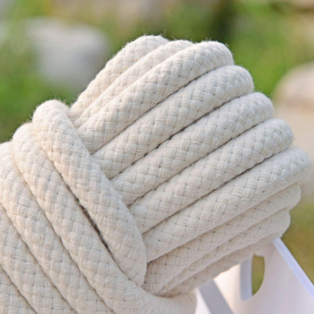 Прочные бельевые веревки Мягкий обвязочный шнур Многоразовая плетеная веревка Для помещений