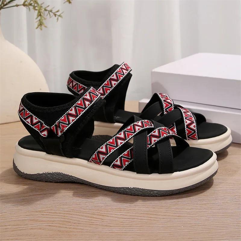 2025 Удобные походные спортивные сандалии с поддержкой свода стопы для спорта, улицы, лета, пляжа, ходьбы, повседневной носки