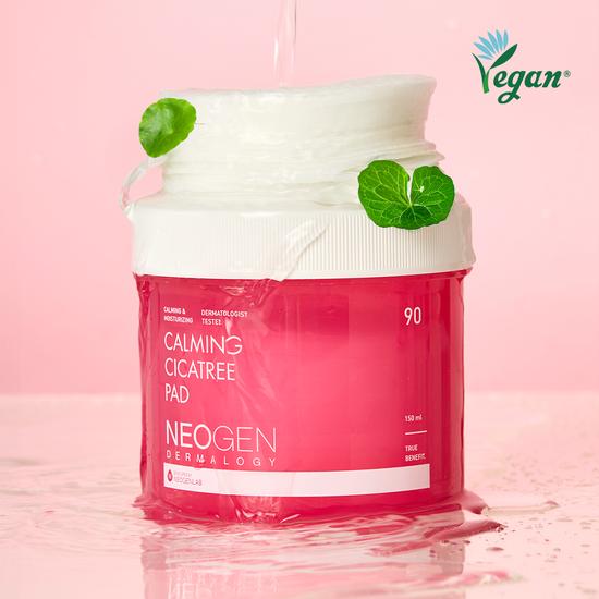 NEOGEN Calming Cica & Tea Tree Soothing Toner Pads, 90 Sheets