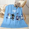 Bluey Bingo Adventure Blanket Soft & Cozy Perfect for Sofa Bed Office Chair for All Occasions Digital Print Birthday Christmas Gift Blanket