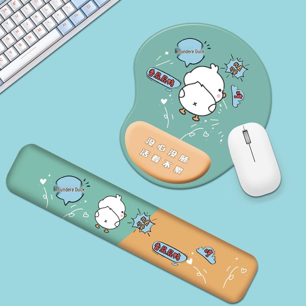 Минималистичный вдохновляющий коврик для мыши с поддержкой запястья, с нескользящим силиконом и пользовательским изображением.