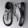 Fashion Leisure Walk Men's Hiking Shoes Non Slip Outdoor Sneakers Lace Up Walking Mesh Shoes Non-Slip Male Casual Footwear Soft Sneakers