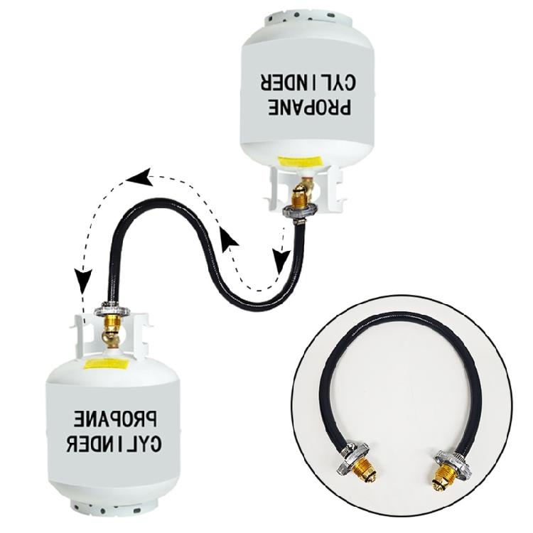 Соединительная трубка для взаимного заполнения баллонов, мост для заполнения баллонов со сжиженным газом, разъем для накачки, резиновый шланг, простота использования