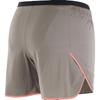 SALOMON Elastic Waist Mid Rise Three Quarter Casual Shorts Women Shorts Brown C24377