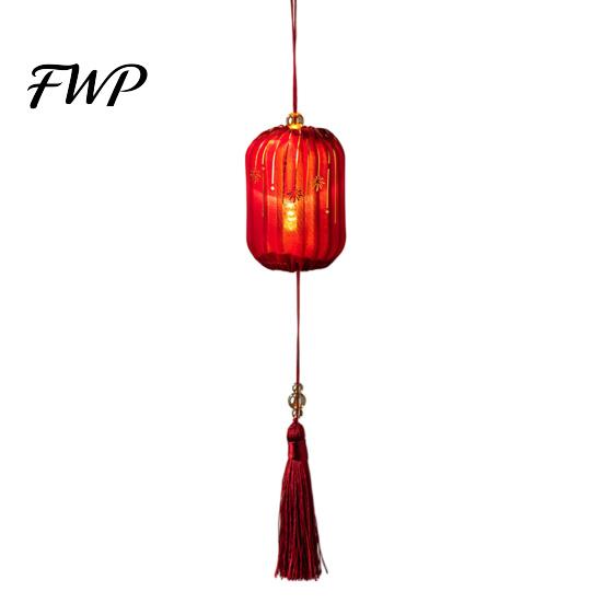 Lunar New Year Party Supplies Traditional Mini Chinese Lantern with LED Light, Handheld Middle Mid Autumn Festival Decorations for Spring Festival,