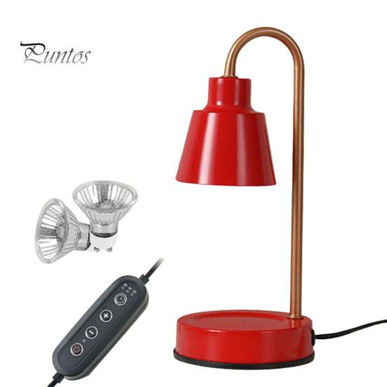 Лампа-подогреватель свечей с таймером, мягкое свечение, без мерцания, регулируемая яркость, ароматизированный восковой расплавитель, светодиодная прикроватная лампа, декор