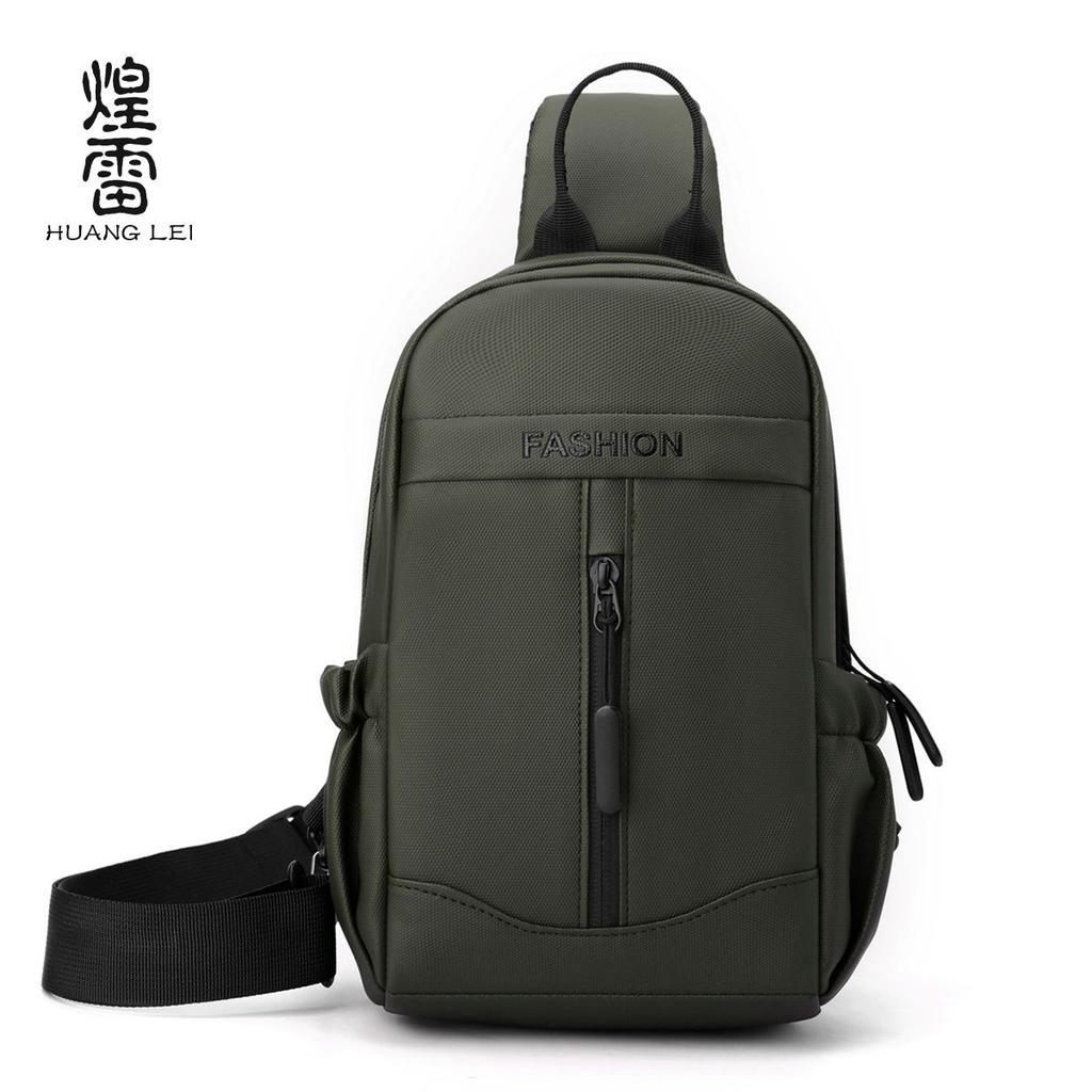 New Breast Bag Men's Backpack Versatile Casual Shoulder Messenger Bag Men's and Women's Trend Fashion Satchel Men's Bag Tide