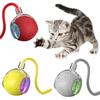 Интерактивная игрушка для кошек мяч для домашних кошек интеллектуальный катящийся мяч автоматически меняет направление забавная игрушка для котят