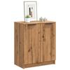 Artisan Oak Shoe Cabinet Engineered Wood