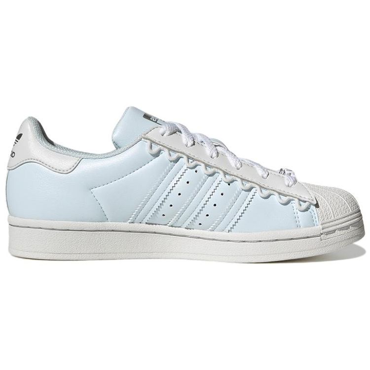 Adidas Женские кроссовки Superstar Good Vibes Синий Небесный Оттенок Серебристый-Металлик HP7827