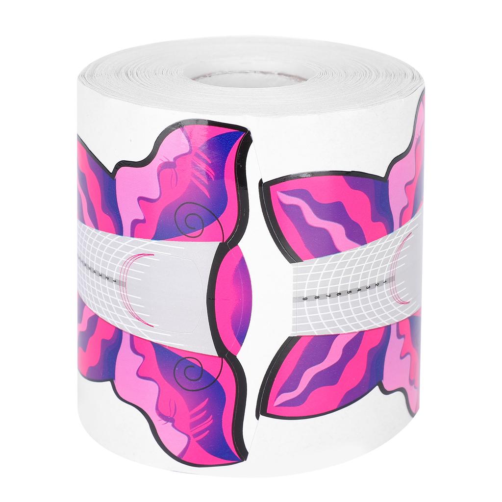 300Pcs Long UV Gel Nail Forms Self Adhesive Nail Art Extension Sticker Manicure Accessory