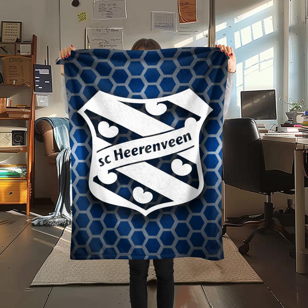 1pc SC Heerenveen Print Flannel Blanket, High quality Comfortable for All Seasons, Home Decor, Warmth and Comfort, Perfect for Christmas Gifts83