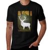 The White Hart And Glastonbury Tor Tshirt Basic Solid Color Short Sleeve Cotton Top Tshirt