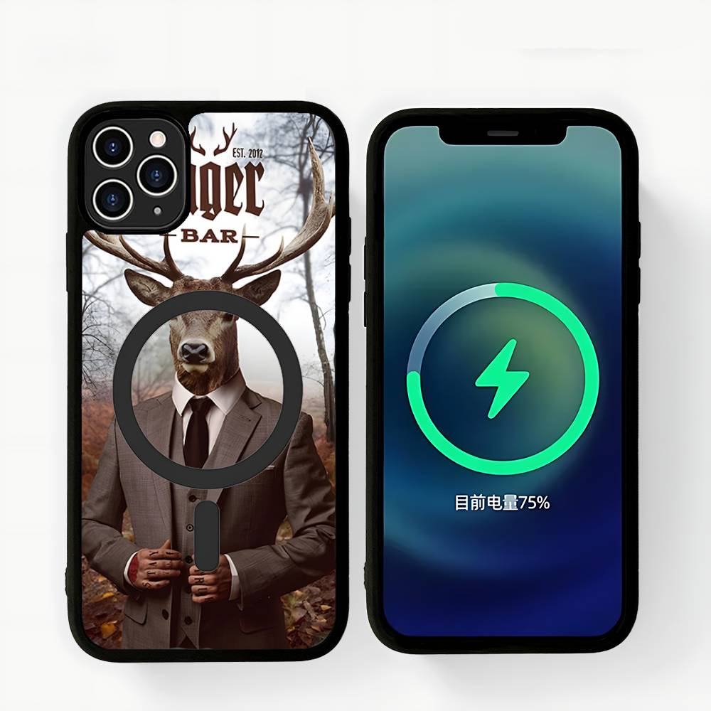 Горячие J-Jagermeisters Для Magsafe Магнитный Беспроводной Для IPhone 17 Pro Max 15 Plus 14 13 12 11 16 Pro Чехол Для Телефона