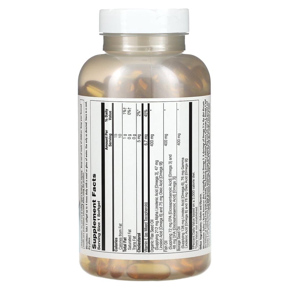KAL Ultra Omega 3-6-9 Softgels, 200 Count