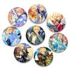 32/44/58mm Ensemble Stars Idol Round Brooch Cartoon Cosplay Badge Icons Lapel Pins for Backpack Gifts Eichi Tenshouin