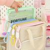 A4 Mesh Zipper Stationery Bag Portable Organizer Folder School Office Supplies Storage Pouch With Handles Large Capacity