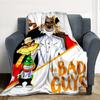 Bad Guys Flannel Blanket Throw Blanket Soft Warm Sofa Bed Camping Car Home Decor Unique Christmas Gift C9302344