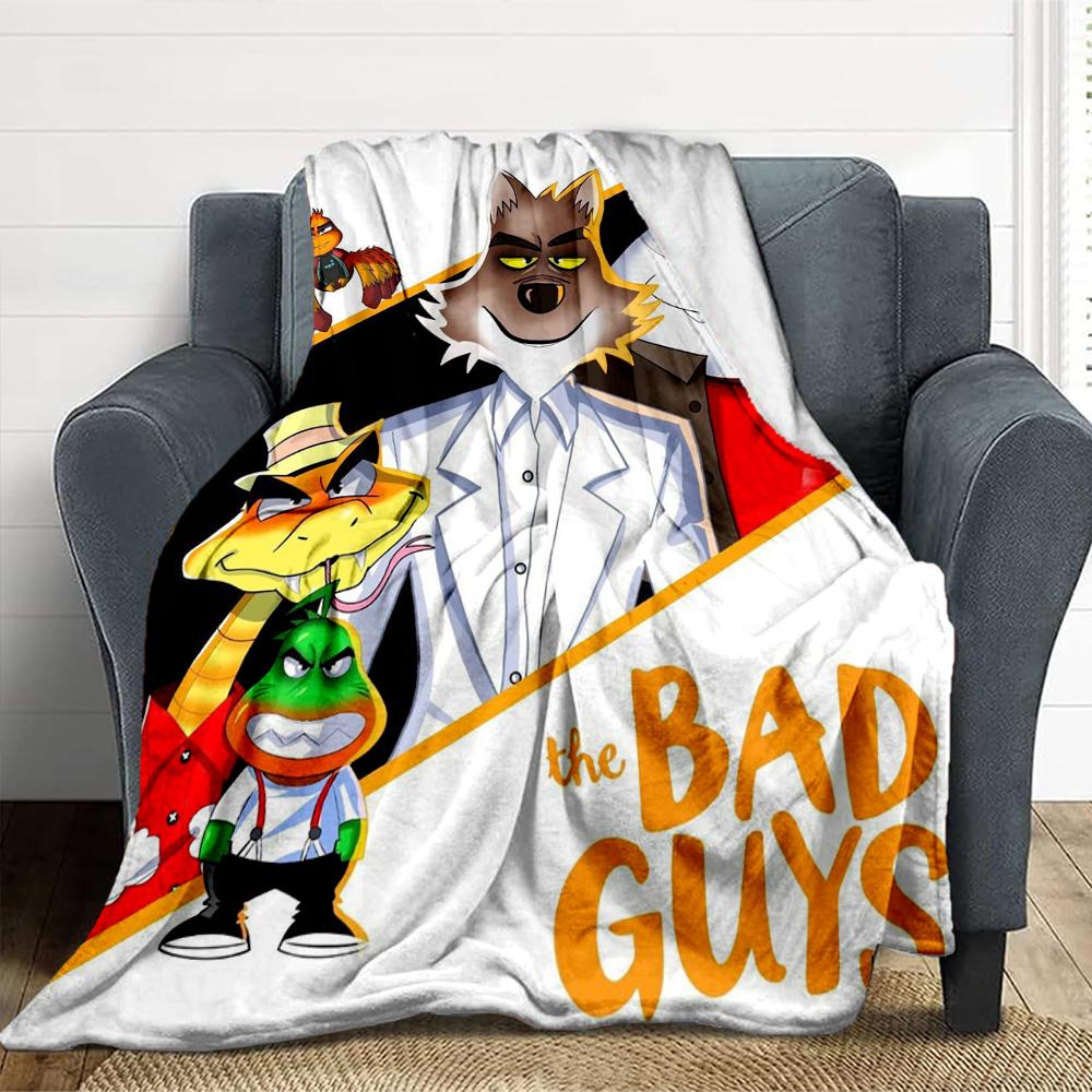 Bad Guys Flannel Blanket Throw Blanket Soft Warm Sofa Bed Camping Car home Decor Unique Christmas Gift C9302344