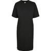 T-shirt Robe Femme - Urban Classics - Noir - 100% Coton Biologique - Coupe Oversize - Manches Courtes