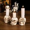 Cross-Border Halloween Skull Resin Ornament - Ghost Festival Decoration for Desktop and Entrance