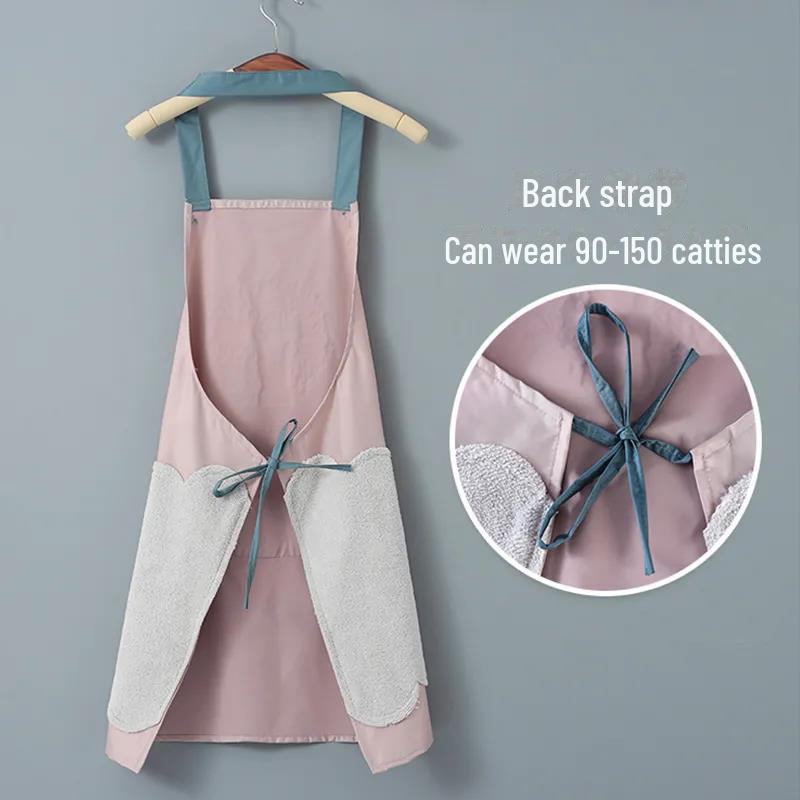 Waterproof & Oil-Proof Kitchen Apron - Trendy Unisex Design for Cooking and Household Tasks