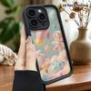 Phone Case: 2D flat design suitable for iPhone 18 17 16 15 14 13 Pro protective case, astronaut and rocket, perfect Christmas and Halloween holiday gi